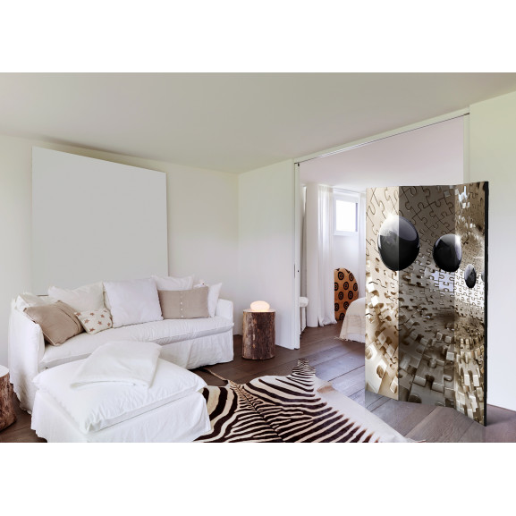 Paravan Golden Jigsaw [Room Dividers] 135 cm x 172 cm