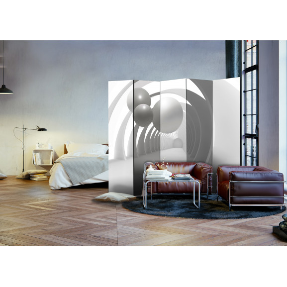 Paravan White Tunnel Ii [Room Dividers] 225 cm x 172 cm title=Paravan White Tunnel Ii [Room Dividers] 225 cm x 172 cm