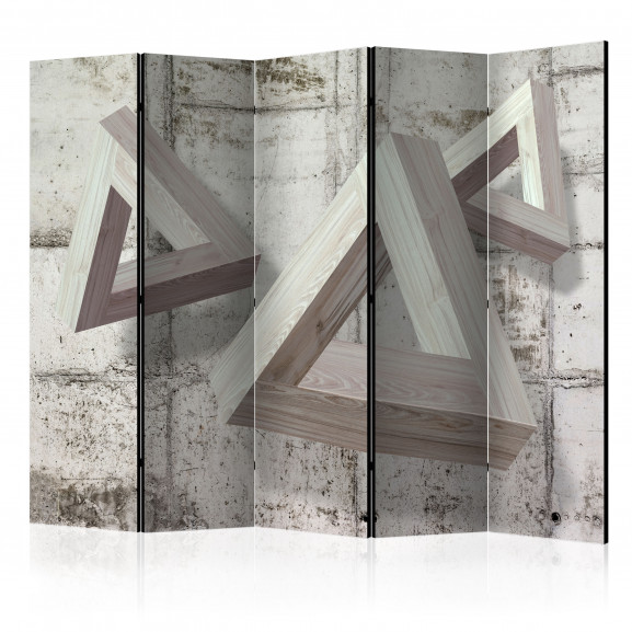 Paravan Grey Trio Ii [Room Dividers] 225 cm x 172 cm