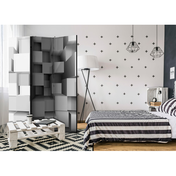 Paravan Geometric Puzzle [Room Dividers] 135 cm x 172 cm title=Paravan Geometric Puzzle [Room Dividers] 135 cm x 172 cm