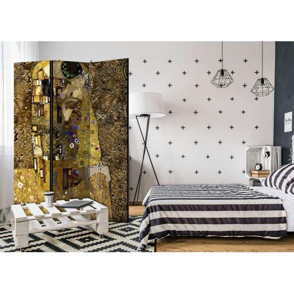 Paravan Golden Kiss [Room Dividers] 135 cm x 172 cm title=Paravan Golden Kiss [Room Dividers] 135 cm x 172 cm