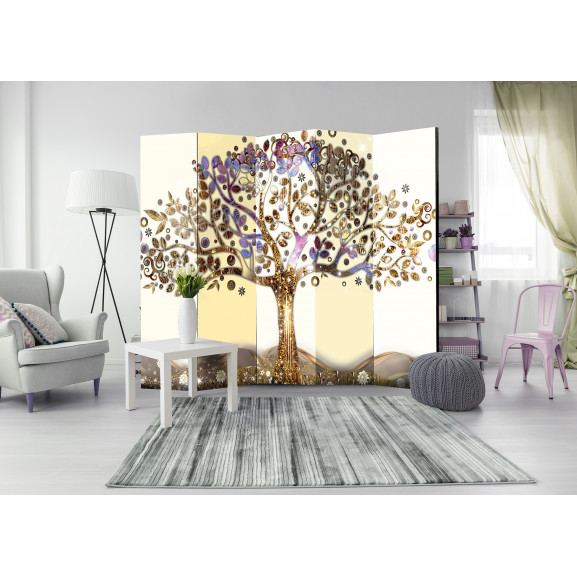 Paravan Golden Tree Ii [Room Dividers] 225 cm x 172 cm title=Paravan Golden Tree Ii [Room Dividers] 225 cm x 172 cm