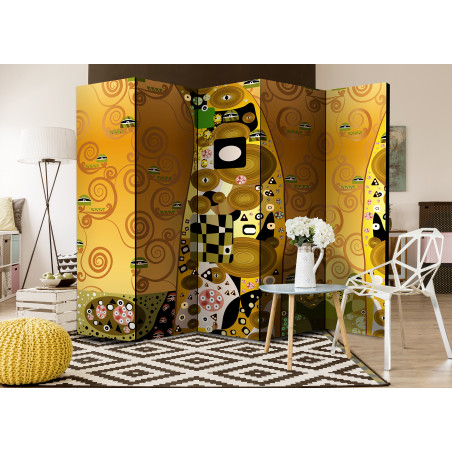 Paravan Artistic Geometry Ii [Room Dividers] 225 cm x 172 cm-01