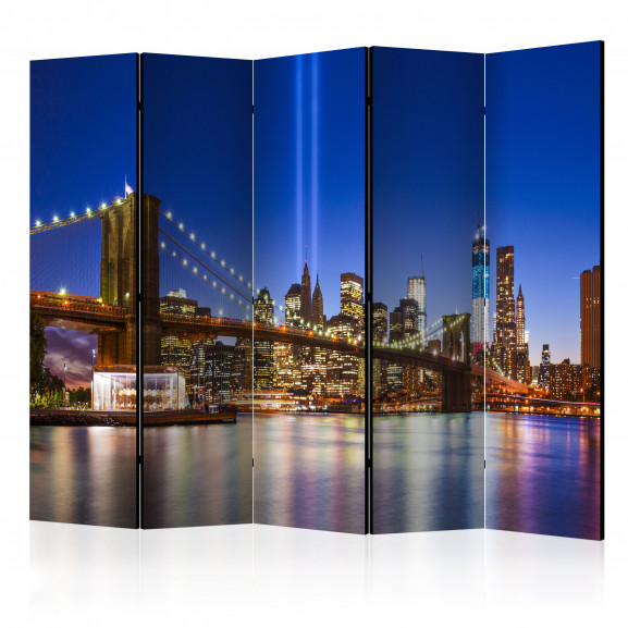 Paravan Blue New York Ii [Room Dividers] 225 cm x 172 cm