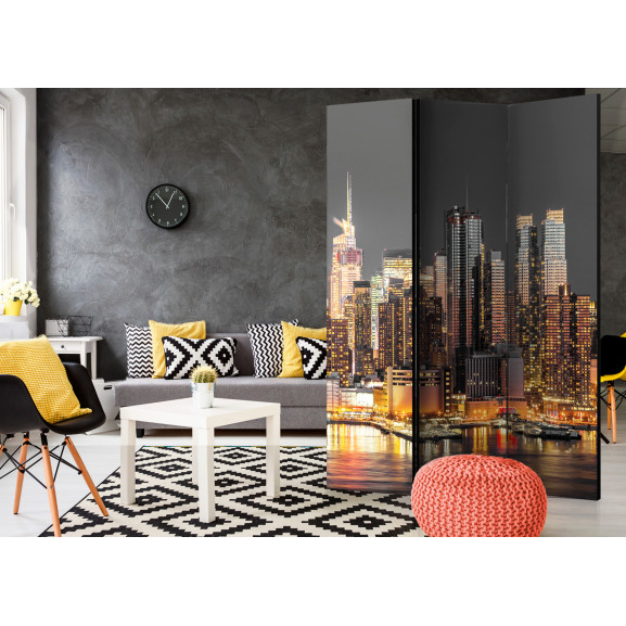 Paravan New York At Twilight [Room Dividers] 135 cm x 172 cm title=Paravan New York At Twilight [Room Dividers] 135 cm x 172 cm