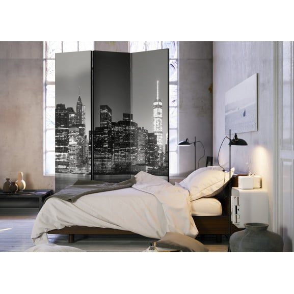 Paravan New York Nights [Room Dividers] 135 cm x 172 cm title=Paravan New York Nights [Room Dividers] 135 cm x 172 cm