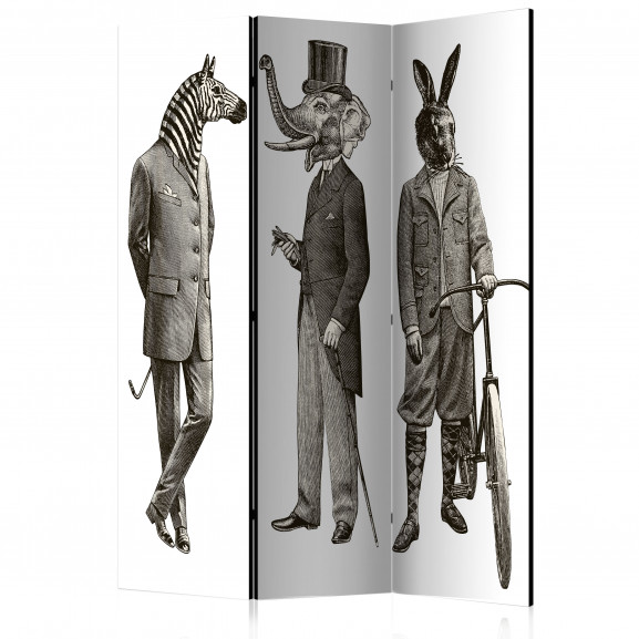 Paravan Elegant Zoo [Room Dividers] 135 cm x 172 cm