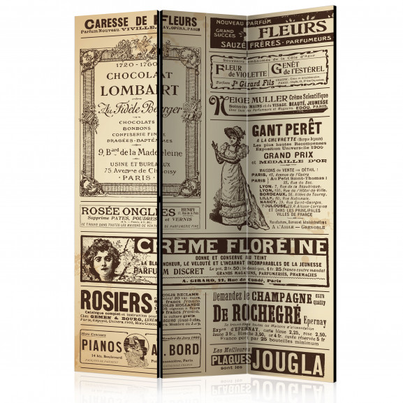 Paravan Vintage Magazines [Room Dividers] 135 cm x 172 cm