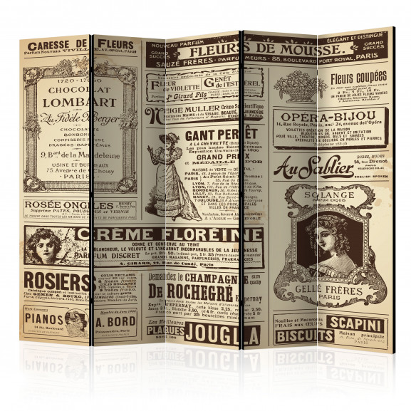 Paravan Vintage Magazines Ii [Room Dividers] 225 cm x 172 cm