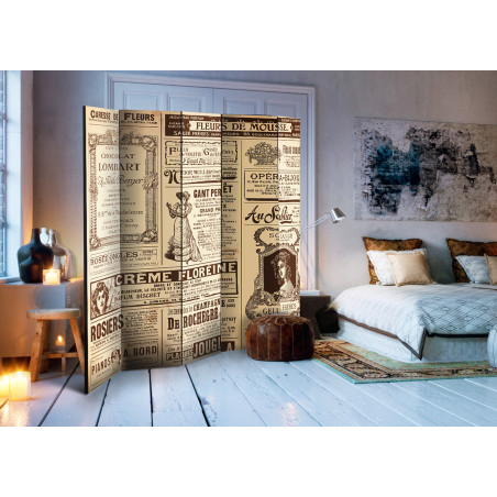 Paravan Vintage Magazines Ii [Room Dividers] 225 cm x 172 cm-01