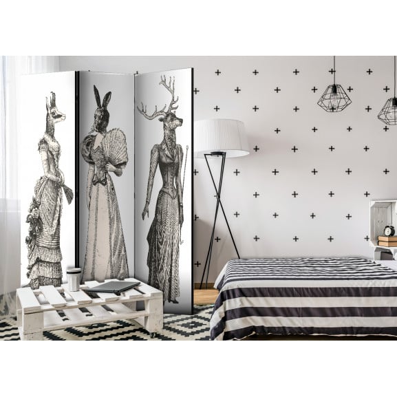 Paravan Chic Zoo [Room Dividers] 135 cm x 172 cm title=Paravan Chic Zoo [Room Dividers] 135 cm x 172 cm