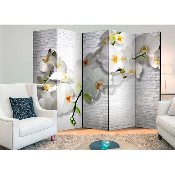 Paravan The Urban Orchid Ii [Room Dividers] 225 cm x 172 cm Artgeist imagine antiquemob.ro