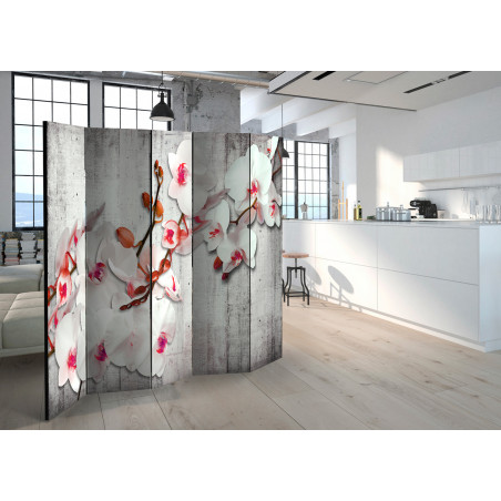 Paravan Concrete Orchid Ii [Room Dividers] 225 cm x 172 cm-01