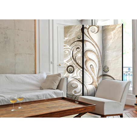 Paravan Stone Butterfly [Room Dividers] 135 cm x 172 cm-01