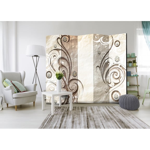 Paravan Stone Butterfly Ii [Room Dividers] 225 cm x 172 cm