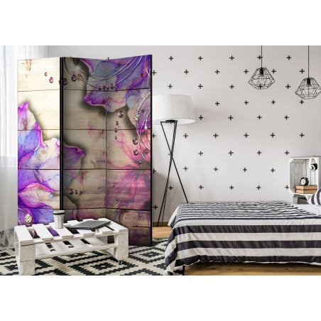 Paravan Purple Memory [Room Dividers] 135 cm x 172 cm-01