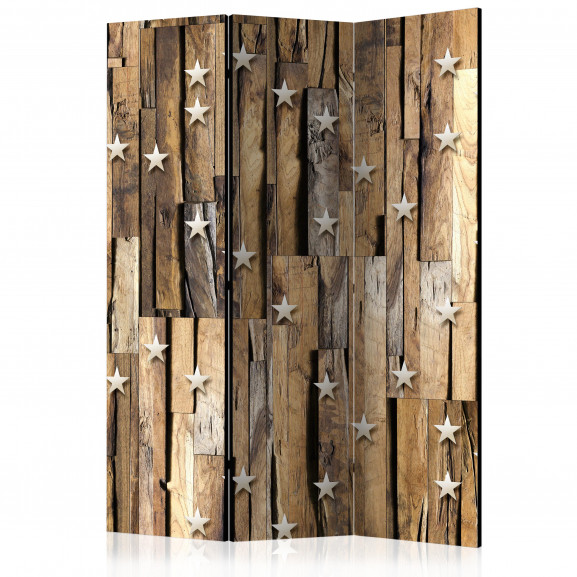 Paravan Wooden Constellation [Room Dividers] 135 cm x 172 cm