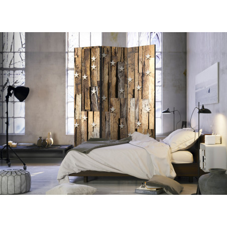 Paravan Wooden Constellation [Room Dividers] 135 cm x 172 cm-01