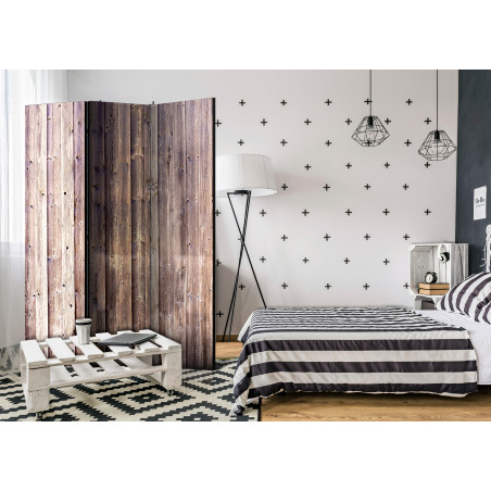 Paravan Wooden Charm [Room Dividers] 135 cm x 172 cm-01