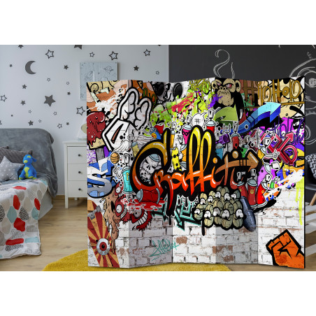Paravan Colourful Style [Room Dividers] 225 cm x 172 cm-01