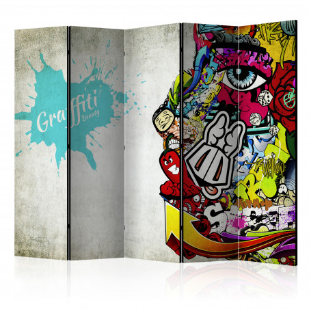 Paravan Graffiti Beauty [Room Dividers] 225 cm x 172 cm-01