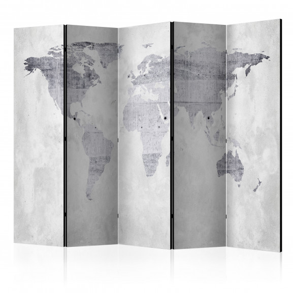 Paravan Concrete Map [Room Dividers] 225 cm x 172 cm