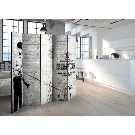 Paravan Graffiti Area [Room Dividers] 225 cm x 172 cm-01