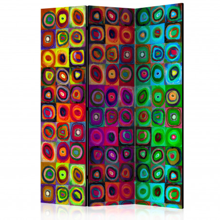 Paravan Colorful Abstract Art [Room Dividers] 135 cm x 172 cm-01