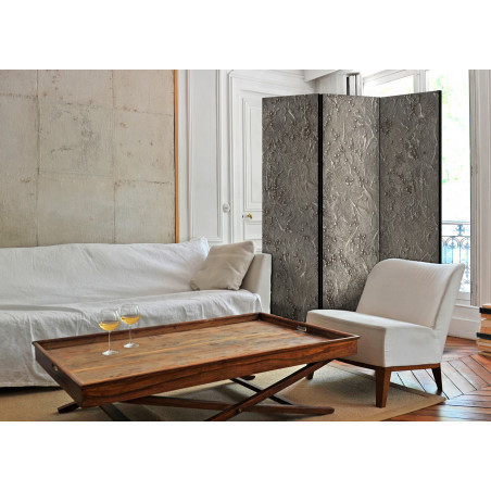 Paravan Silver Serenade [Room Dividers] 135 cm x 172 cm-01