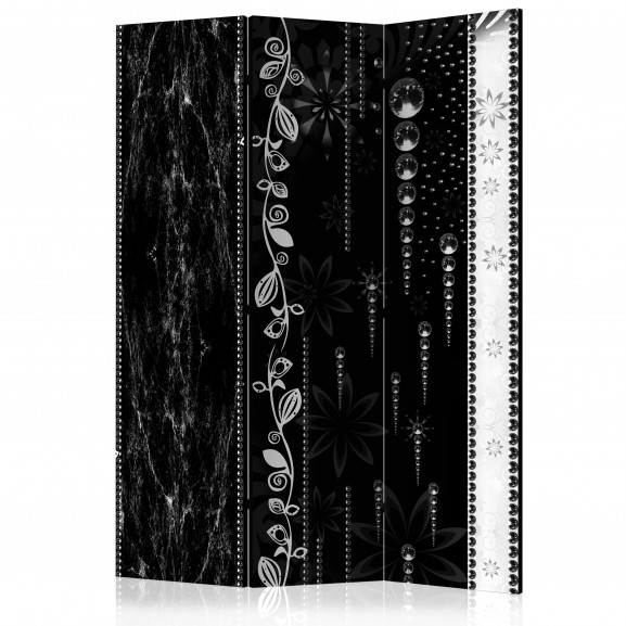 Paravan Black Elegance [Room Dividers] 135 cm x 172 cm