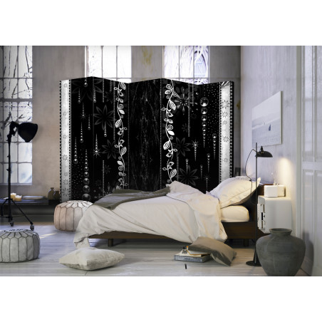 Paravan Black Elegance Ii [Room Dividers] 225 cm x 172 cm-01