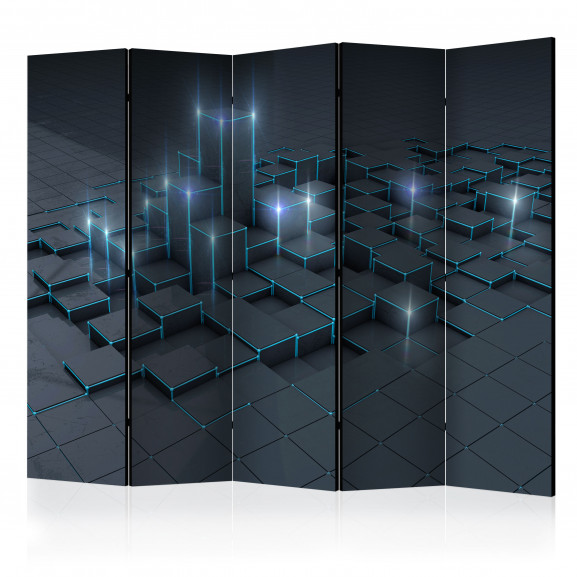 Paravan Black City Ii [Room Dividers] 225 cm x 172 cm