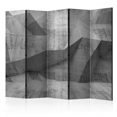 Paravan Concrete Geometry Ii [Room Dividers] 225 cm x 172 cm-01