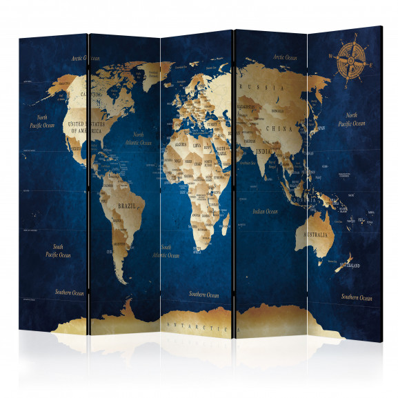 Paravan The Dark Blue Depths [Room Dividers] 225 cm x 172 cm