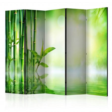 Paravan Green Bamboo Ii [Room Dividers] 225 cm x 172 cm-01
