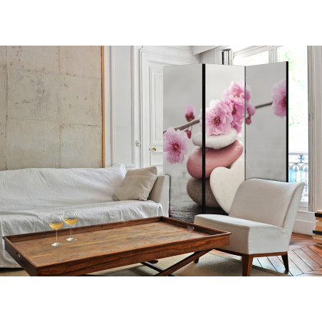 Paravan Zen Flowers [Room Dividers] 135 cm x 172 cm-01