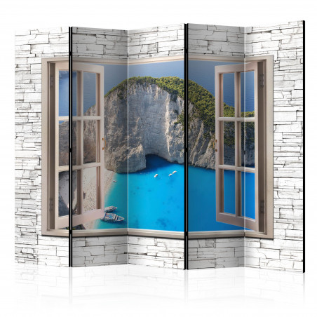 Paravan Azure Paradise Ii [Room Dividers] 225 cm x 172 cm-01