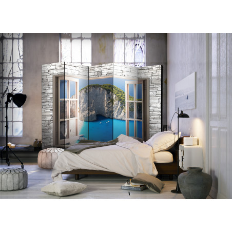 Paravan Azure Paradise Ii [Room Dividers] 225 cm x 172 cm-01
