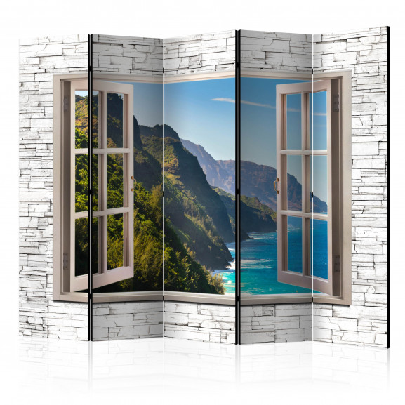 Paravan Seaside Hills Ii [Room Dividers] 225 cm x 172 cm