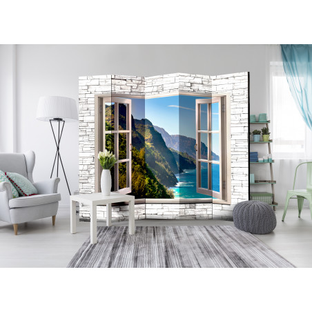 Paravan Seaside Hills Ii [Room Dividers] 225 cm x 172 cm-01