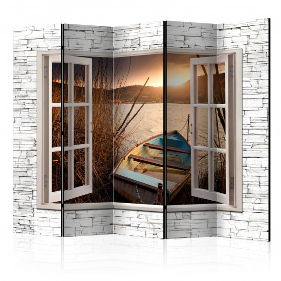 Paravan Autumnal Lake Ii [Room Dividers] 225 cm x 172 cm