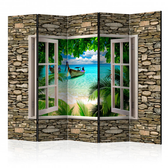 Paravan Tropical Beach Ii [Room Dividers] 225 cm x 172 cm