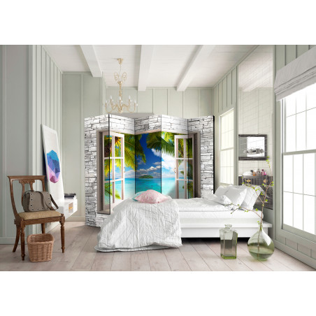 Paravan Dream Island Ii [Room Dividers] 225 cm x 172 cm-01