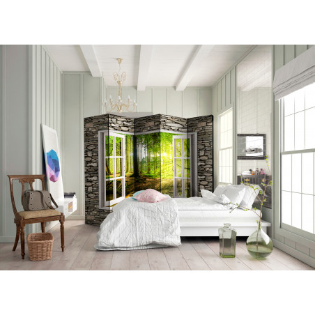 Paravan Morning Forest Ii [Room Dividers] 225 cm x 172 cm-01