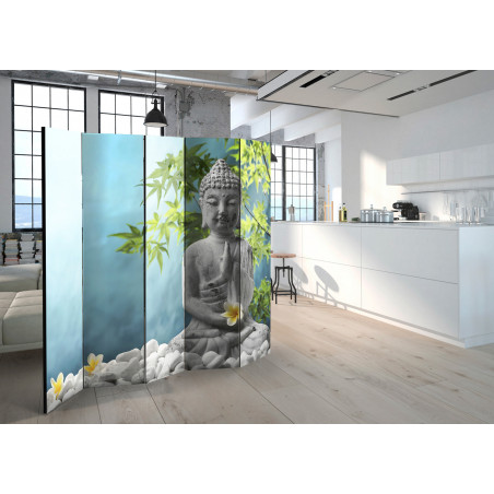 Paravan Meditating Buddha Ii [Room Dividers] 225 cm x 172 cm-01