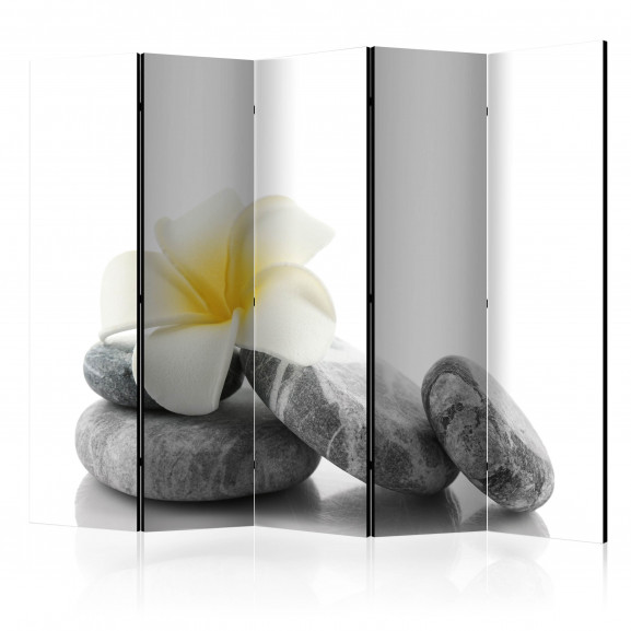 Paravan White Lotus Ii [Room Dividers] 225 cm x 172 cm