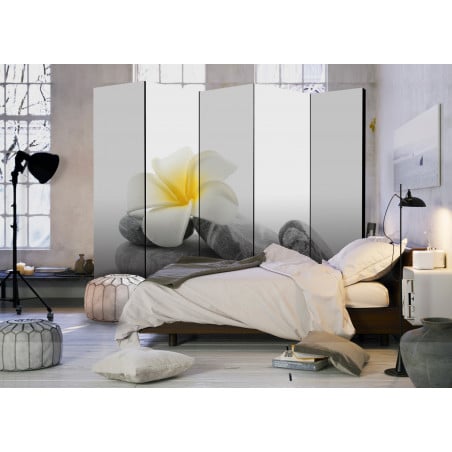 Paravan White Lotus Ii [Room Dividers] 225 cm x 172 cm-01