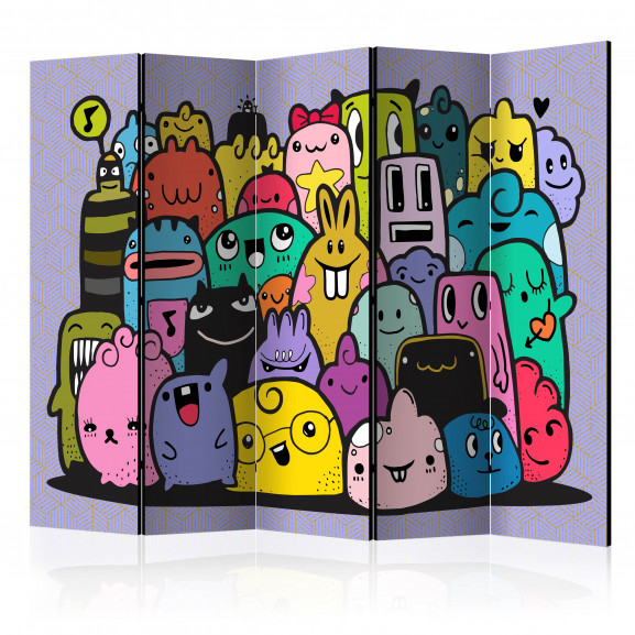 Paravan Monsters From 3Rd C Grade Ii [Room Dividers] 225 cm x 172 cm