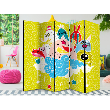 Paravan Happy Creatures Ii [Room Dividers] 225 cm x 172 cm-01