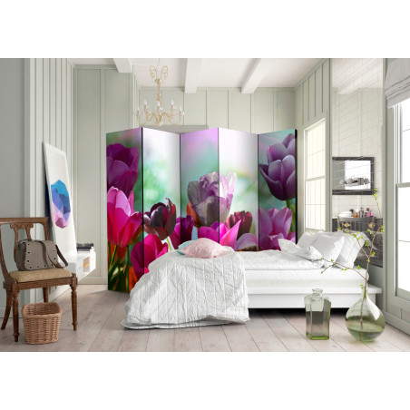 Paravan Beautiful Tulips Ii [Room Dividers] 225 cm x 172 cm-01
